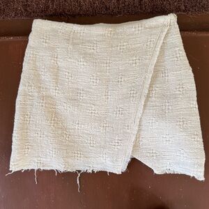 ZARA girls white mini skirt - 13/14